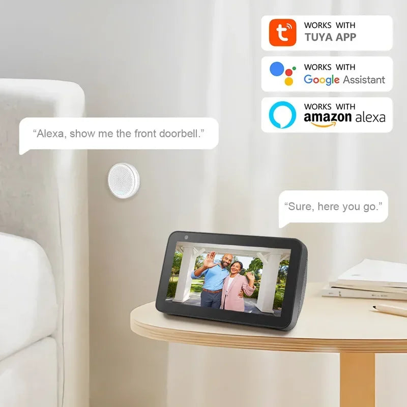 NNEOBA 2.4GHz WiFi 1080P Smart Doorbell Camera