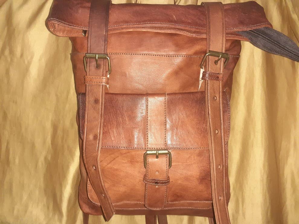 Mochila plana hebilla