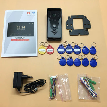 Wireless Smart Video Doorbell with Touch Screen