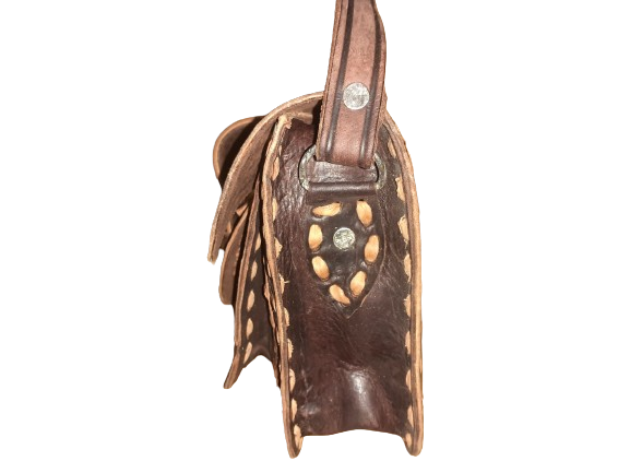 Bolso labrado vacuno tira Mediano-3