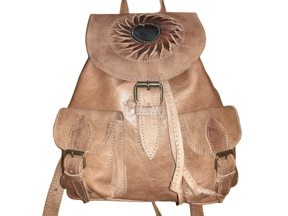 Mochila Fez doble bolsillo mediano sol  de colores