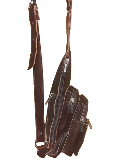 Bandolera cruzada triangular