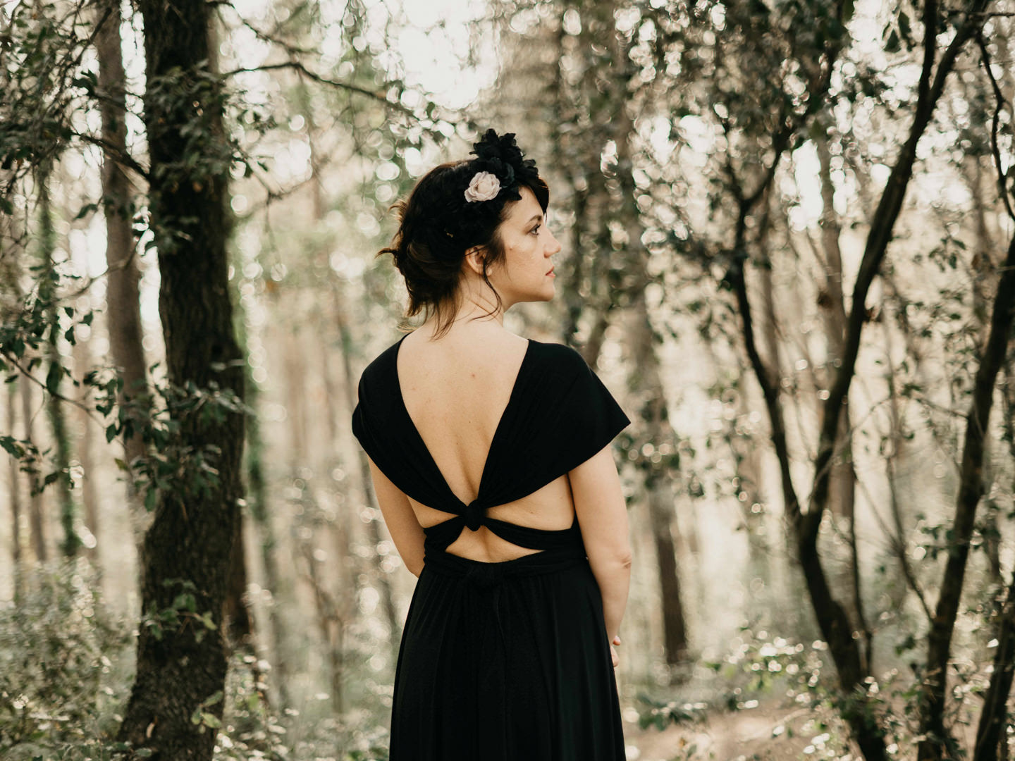 DIADEMA BLANCO Y NEGRO