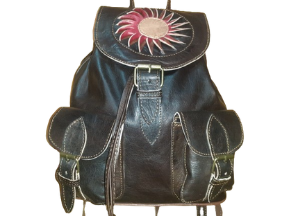 Mochila Fez doble bolsillo mediano sol  de colores