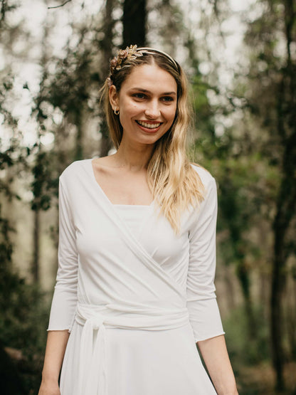 INFINITY MAXI DRESS NOVIA MANGA 3/4