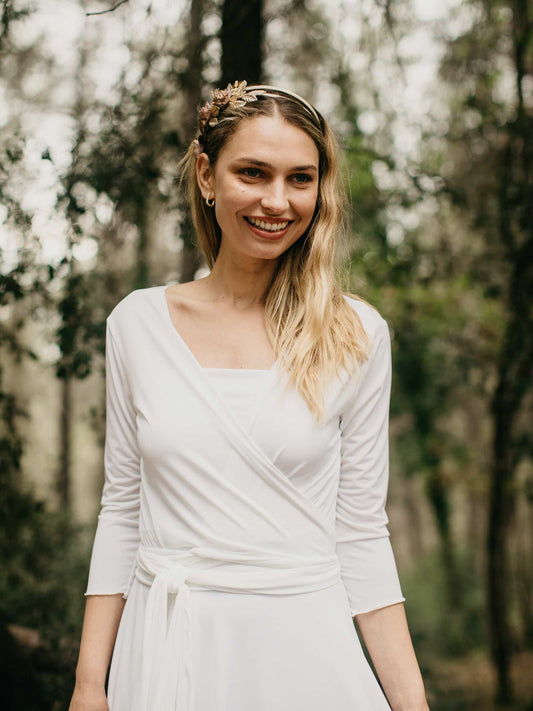 INFINITY MAXI DRESS NOVIA MANGA 3/4