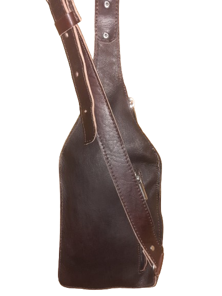 Bandolera cruzada triangular