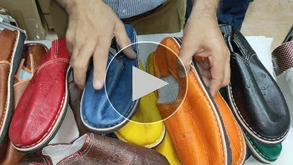 Babuchas de cuero de marruecos-6