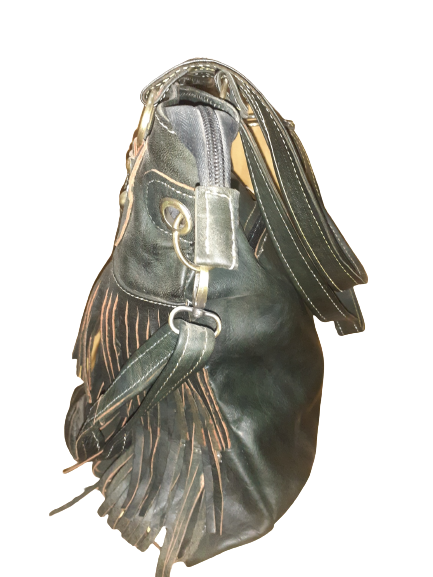 Bolso con flecos de asa