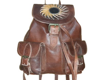 Mochila Fez doble bolsillo mediano sol  de colores