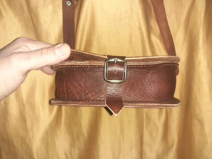 Bolso redondo calado/labrado mini