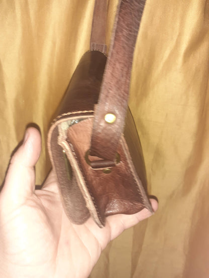 Bolso redondo calado/labrado mini