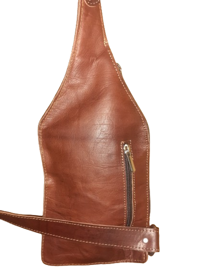 Bandolera cruzada triangular