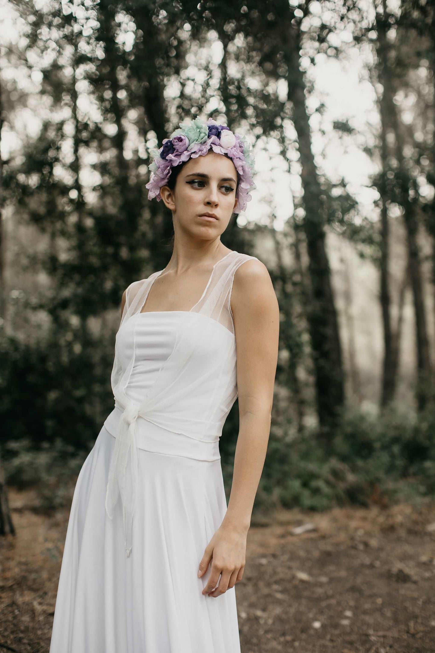 FALDA NOVIA BOLSILLOS