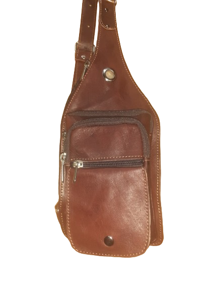 Bandolera cruzada triangular