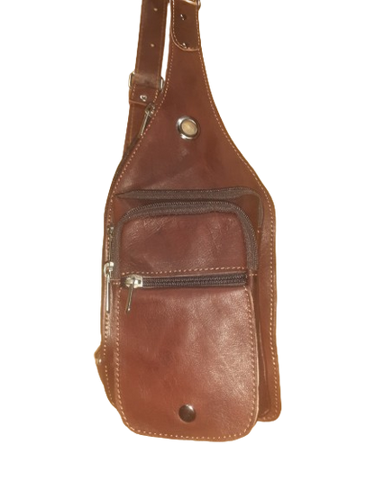 Bandolera cruzada triangular