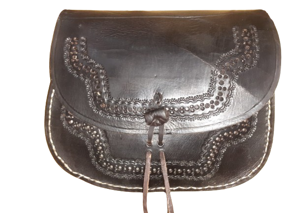 Bolso redondo mujer borde-0