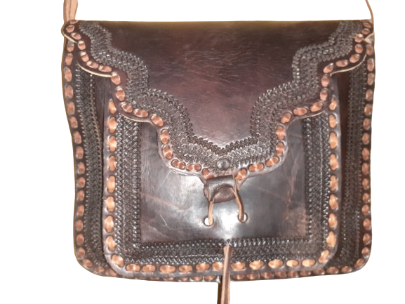 Bolso cuadrado de cuero vacuno L-2