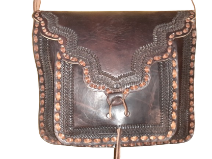 Bolso cuadrado de cuero vacuno L-2