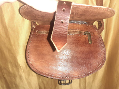 Bolso redondo calado/labrado mini