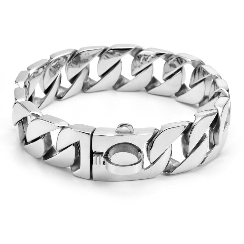 Strong Metal Dog Chain Collars-5