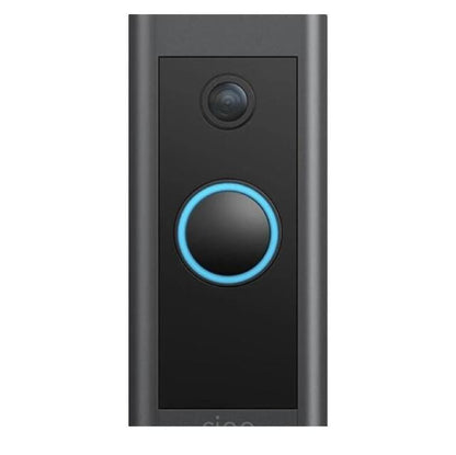 Ring Video Doorbell Wired - Black - HD Video - Advanced Motion Detecti