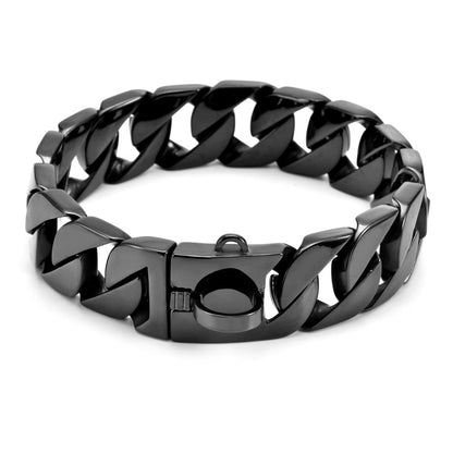 Strong Metal Dog Chain Collars-3