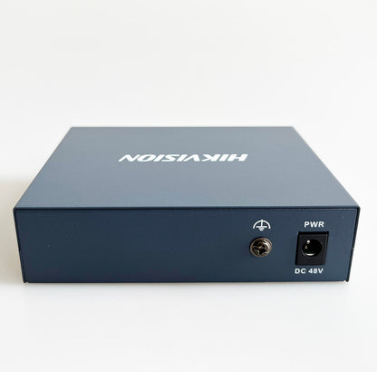 Hikvision 4 Ports Fast Ethernet Smart POE Switch 48VDC RJ45 10/100 Mbps-1