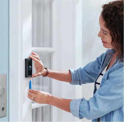 Ring Video Doorbell Wired - Black - HD Video - Advanced Motion Detecti